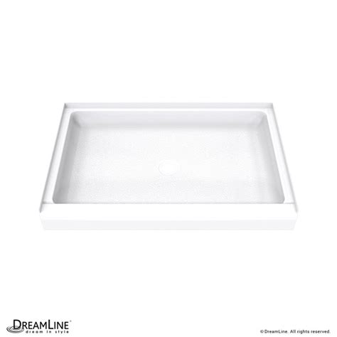 Solid Surface Shower Pan 48 X 32 White Center Drain