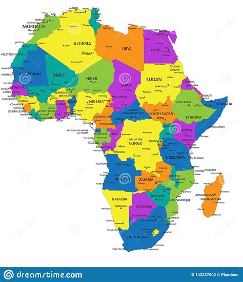 Labeling Map Of Africa World Map With Countries Labeled Printable