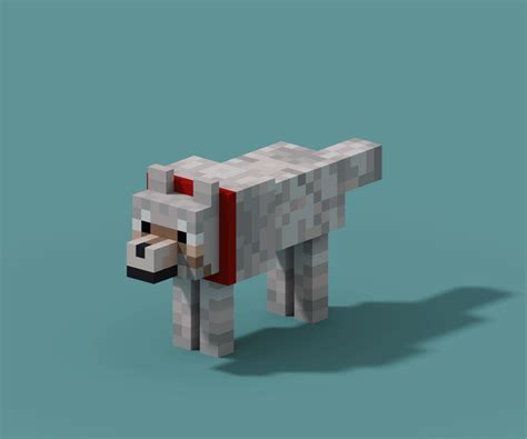 Week 5 Minecraft Wolf On Behance