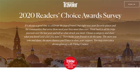 Conde© Nast Travelers 2020 Readers Choice Awards Thirdhome