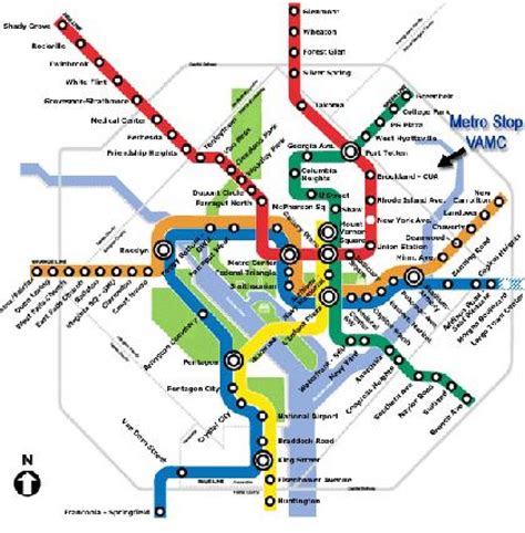 Mdc Metro Map Md Metro Map District Of Columbia Usa