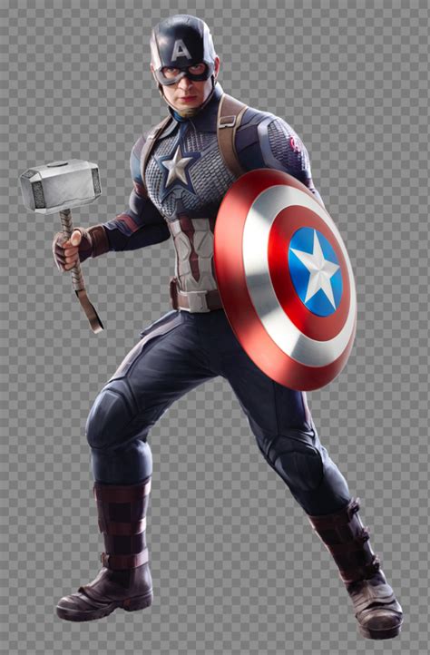 Worthy Captain America PNG Avengers Endgame By GojiNerd On PNG Free Transparent Image