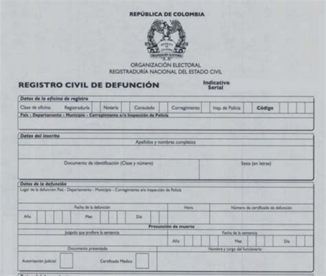 Registro Civil De Defunción Qué Es Cómo Y Cuándo Tramitarlo Y Requisitos