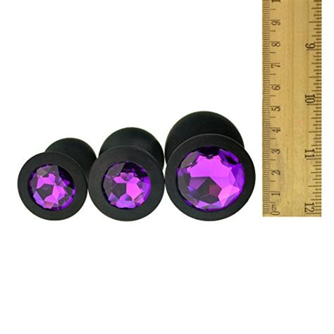 3 Pcs 3 Size Silicone Jeweled Anal Butt Plugs Anal Trainer Toys Hmxpls Sex Love Games Personal