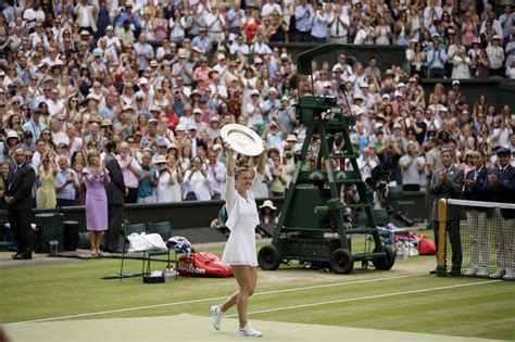 Wimbledon Champion Halep A Fan Of The Clubs Traditions