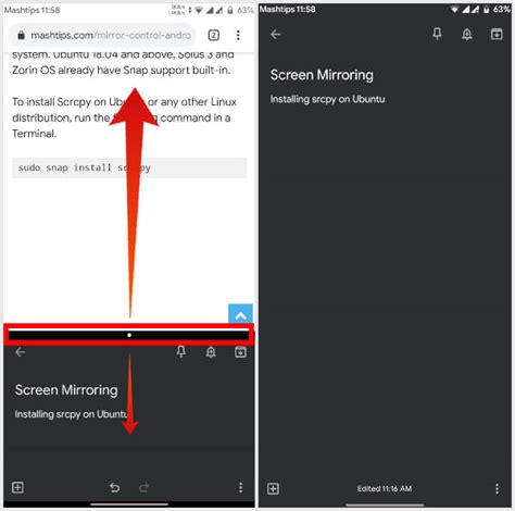 How To Enable Split Screen And Multitasking On Android 10 Mashtips