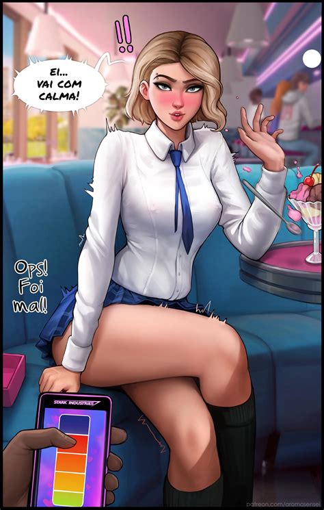 O Presente Da Gwen Hq Hentai Comics Hentai E Hqs De Sexo
