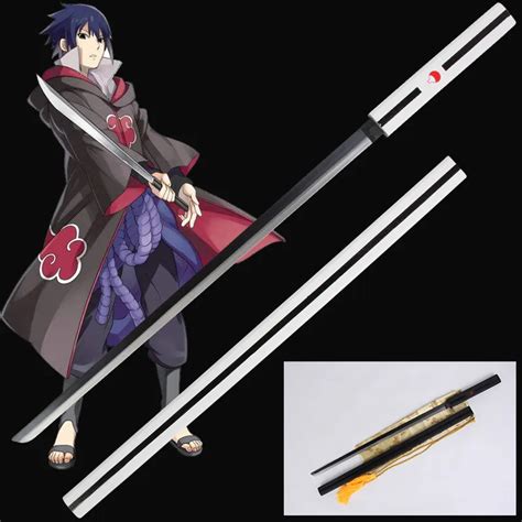 Real Katana Cosplay Swords Carbon Steel Uchiha Sasuke Sword For Naruto