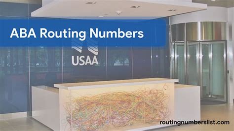 Usaa Routing Number United States How To Guide Routing Numbers List