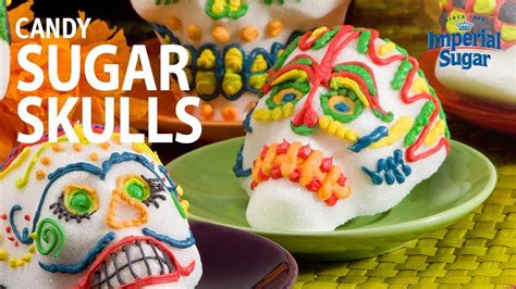 How To Make Day Of The Dead Candy Sugar Skulls Youtube