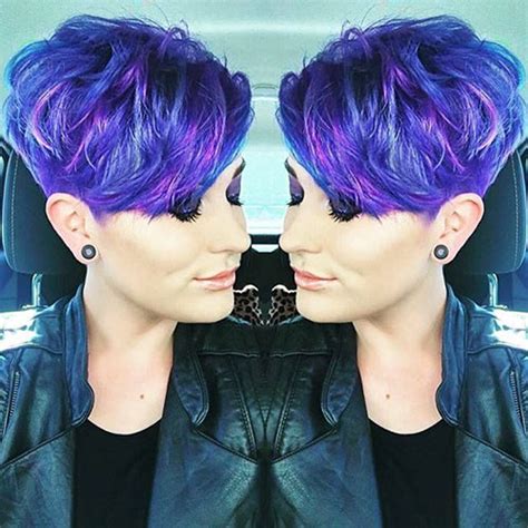 30 Fresh Purple Pixie Cut Ideas To Suit All Tastes Pixie Cut Haircut For 2019