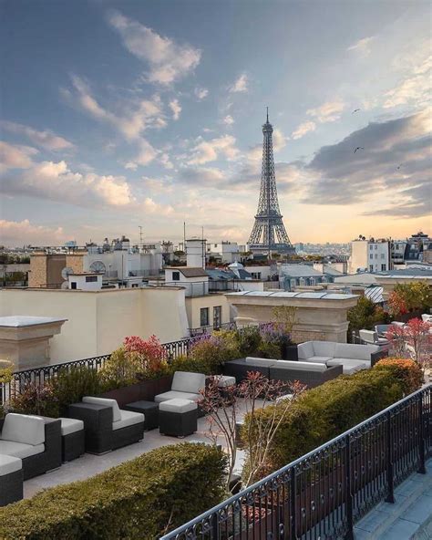 5 Luxury Rooftop Bars In Paris With An Eiffel Tower View Petite In Paris