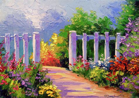 Summer Day Painting By Olha Darchuk Pixels