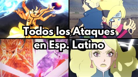 Todos Los Jutsus Definitivos En EspaÑol Latino De Naruto X Boruto