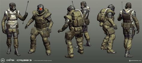 Crysis 3 Cell Flankerheavy Peter Boehme Futuristic Character