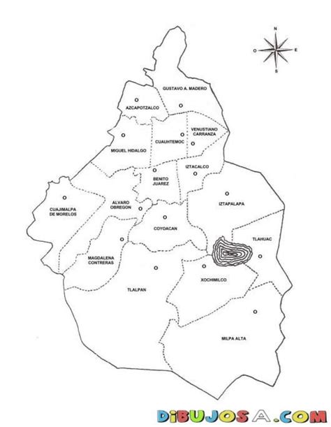 Resultados De La Búsqueda De Imágenes Mapa De La Cdmx Con Nombres En