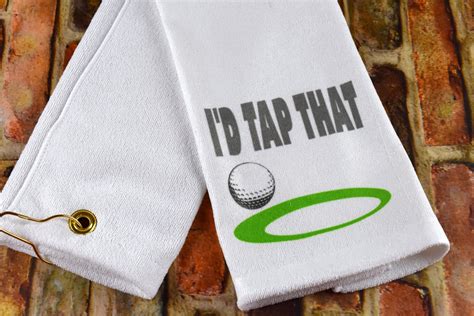 Golf Towel T For Golfer Scrubber Golf Towel Funny Golf Towel