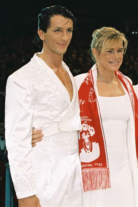 Stéphanie de Monaco Janvier Avec son mari l acrobate Adans Lopez
