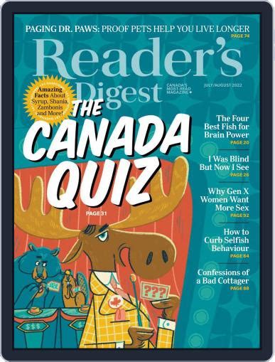 Readers Digest Canada Julyaugust 2022 Digital Discountmagsca