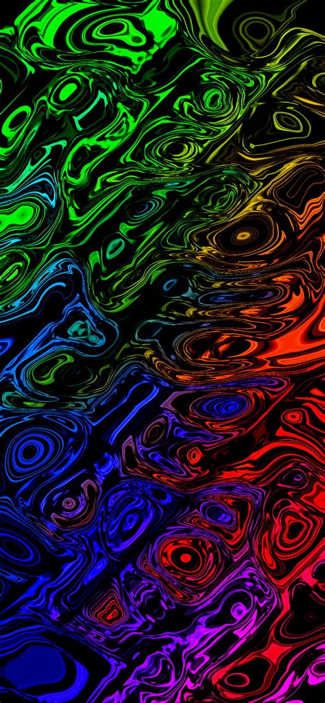 Rainbow Liquids Liquid Rainbow Abstract Water Hd Phone Wallpaper