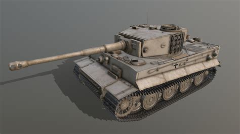 Tiger I Pzkpfw Vi Ausf E Download Free 3d Model By M1ron 5dde7ae