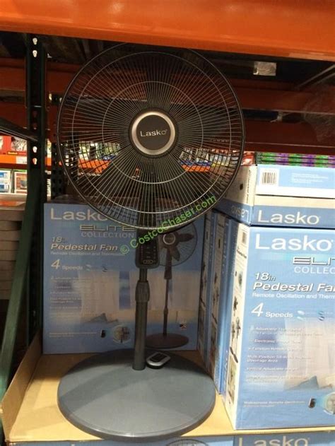Lasko S18961 18 Elite Collection Pedestal Fan With Remote Costcochaser