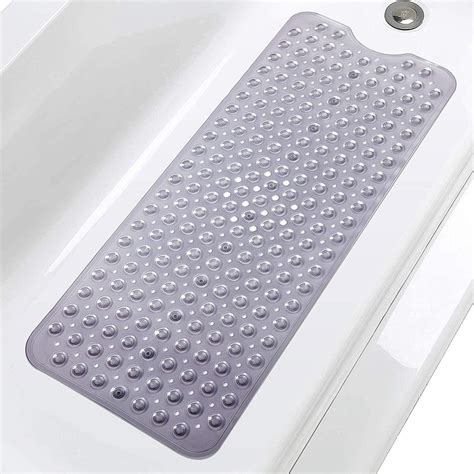Extra Long Non Slip Bath Tub Mat Anti Slip Large Shower Square Mat Pad