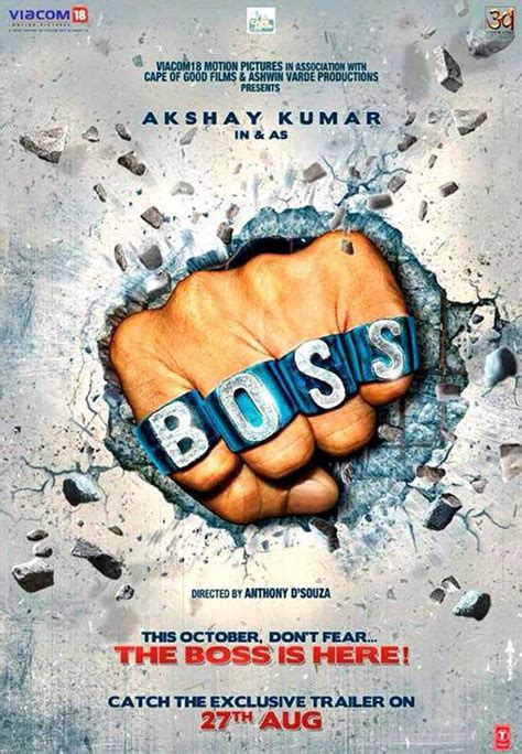 Akshay Kumars Boss Hindi Movie First Look Poster Actress Images