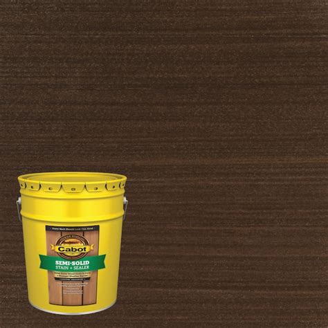 Cabot Cordovan Leather Semi Solid Exterior Wood Stain And Sealer 5