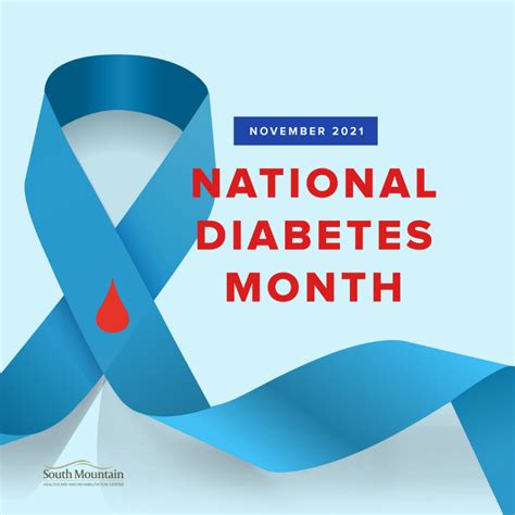 National Diabetes Month South Mountain Healthcare And Rehabilitation