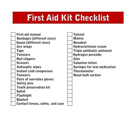 Workplace safety and health resources workplace safety and health. First Aid Kit Checklist Australia - The Guide Ways