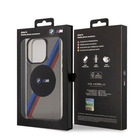 Apple iPhone 15 Pro Kılıf BMW Magsafe Şarj Özellikli Transparan