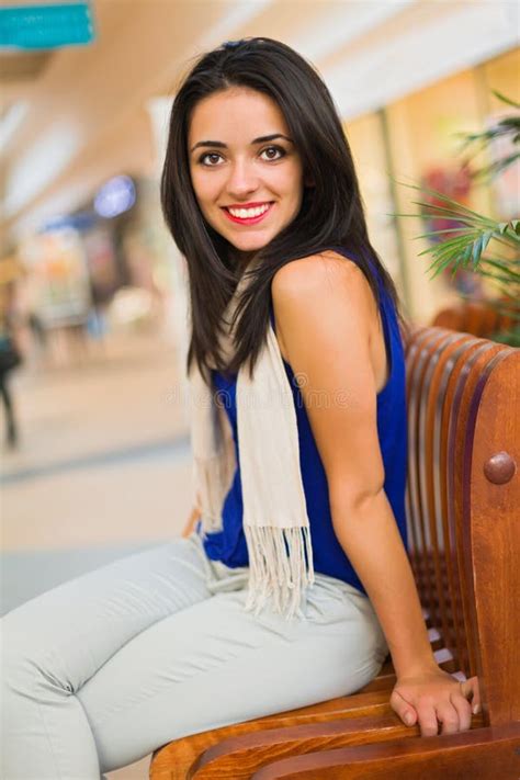 The Smile Of A Beautiful Latina Lady Stock Image Image Of Center Fashion 35669007