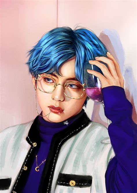 V Kim Taehyung Bts Fan Art Bts Drawings Bts Fanart Pictures Images My Xxx Hot Girl
