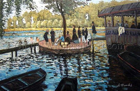 Claude Monet La Grenouillere Oil Paintings On Canvas