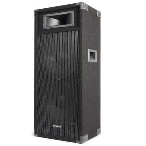Double 15 Active Powered Pa Dj Speaker Large Disco Sound System 1600w