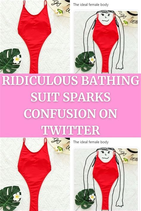 Ridiculous Bathing Suit Sparks Confusion On Twitter In 2022 Extremely Dry Hair Bathing Suits