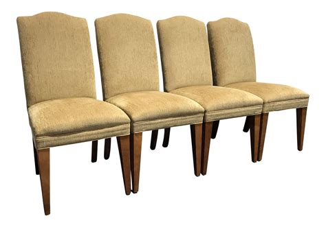 Mitchell Gold for Restoration Hardware Upholstered Dining Chairs - Set ...