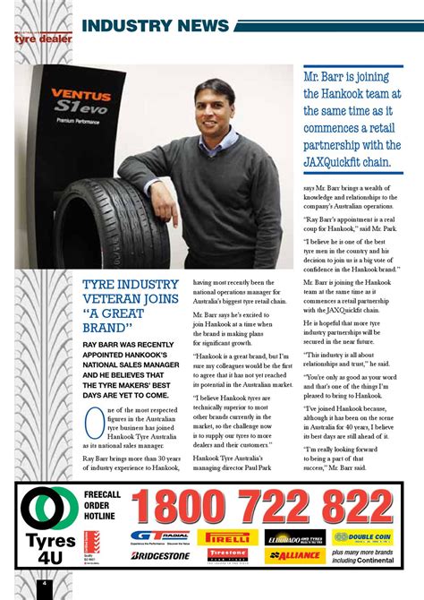 Australian Tyre Dealer Magazine By Mtaq It Issuu