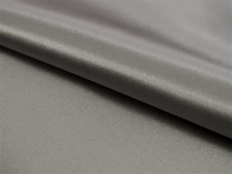 Polyester Satin In Dark Grey Bandj Fabrics