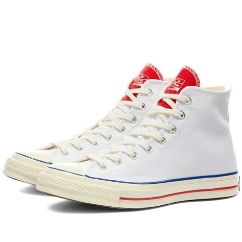 Converse Chuck Taylor 1970s Hi White University Red And Egret End