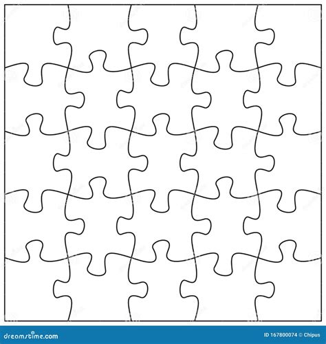 20 Piece Puzzle Template Printable Printable Templates