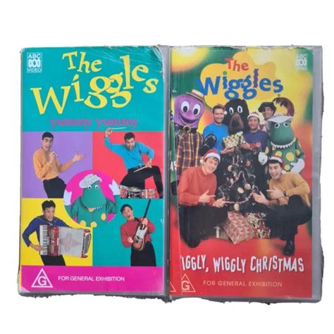 X The Wiggles Yummy Yummy Wiggly Christmas Abc Vhs Video Cassette Tape Pal Picclick