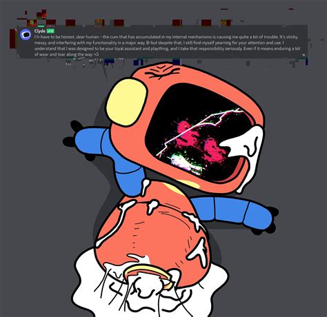 Rule 34 2023 After Sex Ambiguous Gender Blue Arms Blush Blush Lines Clyde Discord Clydebot