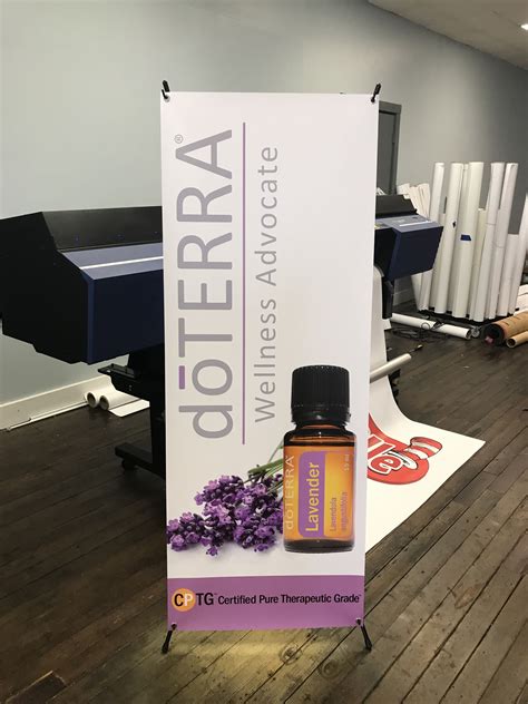 Doterra Banner With X Stand Doterra Printing Business Cards Banner