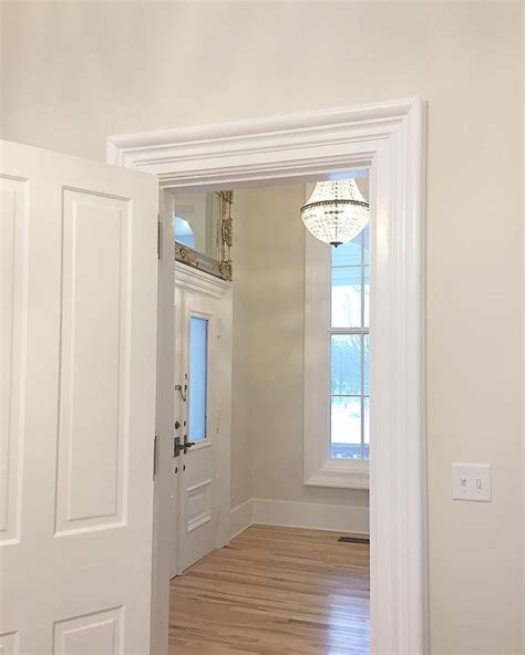 Large Old Trim And Casing Painted Sherwin Williams Extra White With