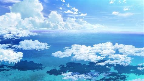 Anime Sky Full Hd Wallpapers Wallpaper Cave