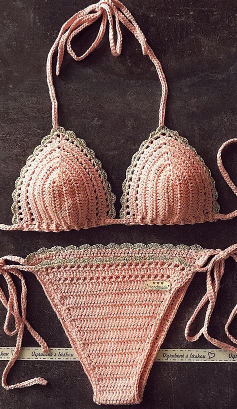 57 ideas hermosas y asombrosas del modelo del bikiní del ganchillo moda mujer patrón para