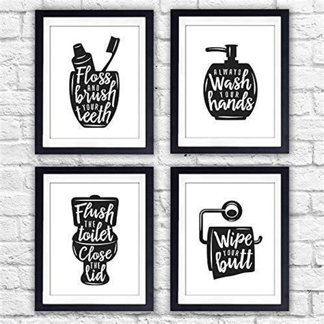 With clean lines and the best seat in the house printable art, bathroom wall art poster, funny quote print, toilet sign, funny bathroom print, instant download. Funny Bathroom Sign Wall Art Decor | Funny Bathroom Sign ...