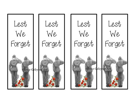 Printable Remembrance Greetings Card Never Forget Roo